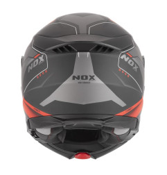 Nox Kask szczękowy FLIP-UP N967 Conquer Czarny czerwony