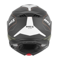 Nox Kask szczękowy FLIP-UP N967 Conquer Czarny biały zielony