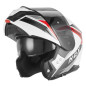 Nox Kask szczękowy FLIP-UP N968 Shift Biały Czarny Czerwony