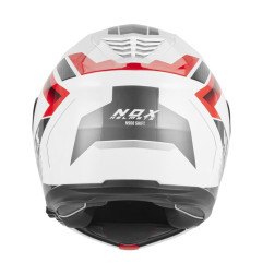Nox Kask szczękowy FLIP-UP N968 Shift Biały Czarny Czerwony