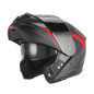 Nox Kask szczękowy FLIP-UP N968 Shift Czarny czerwony