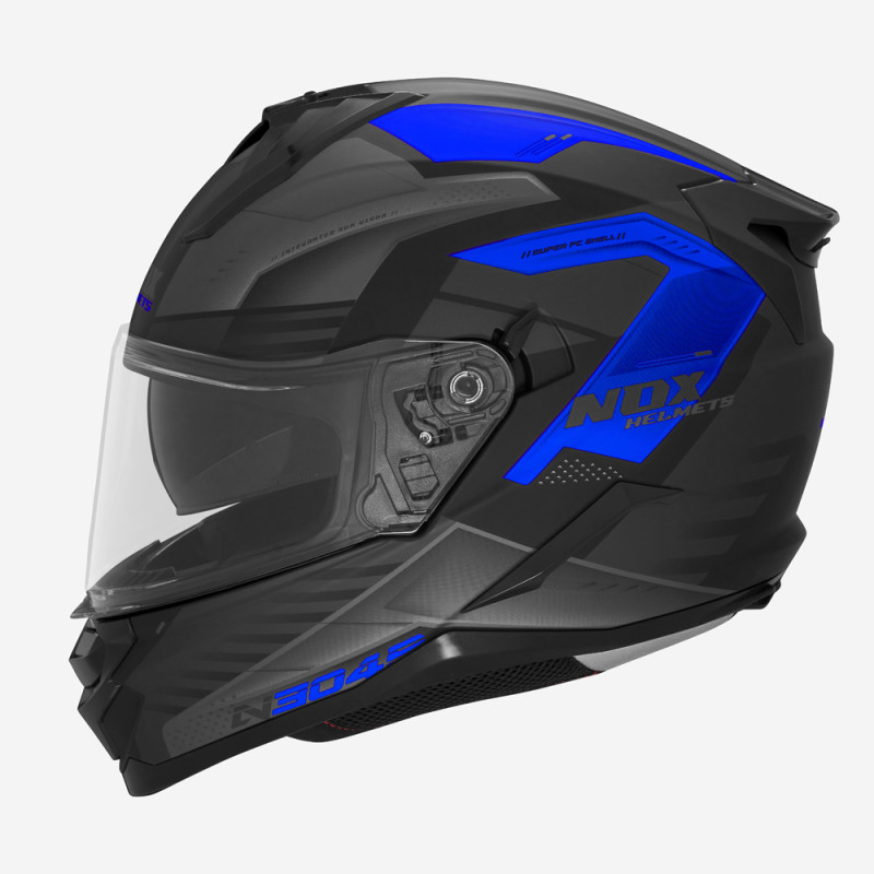 Nox Kask Integralny N304S Carver Niebieski