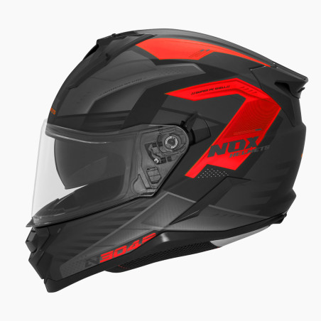 Nox Kask Integralny N304S Carver Czerwony