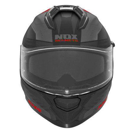 Nox Kask Integralny N304S Carver Czerwony