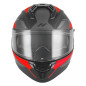 Nox Kask Integralny N304S Revo Czerwony Czarny