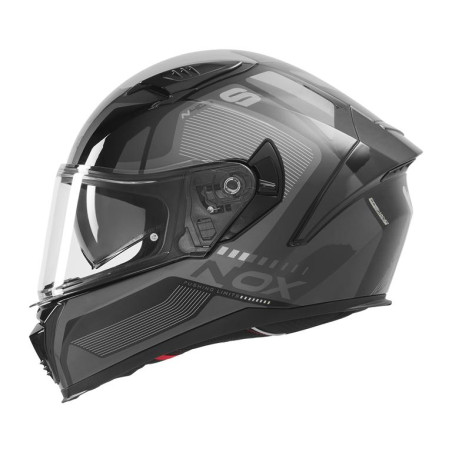 Nox Kask Integralny N402 Mentor Czarny szary