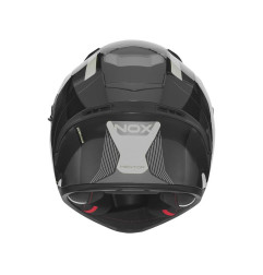 Nox Kask Integralny N402 Mentor Czarny szary