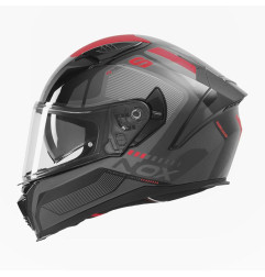 Nox Kask Integralny N402 Mentor Czarny czerwony