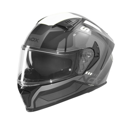 Nox Kask Integralny N402 Mentor Czarny biały