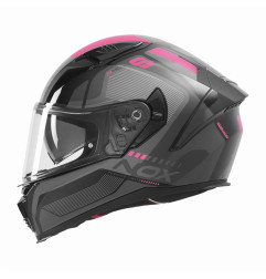 Nox Kask Integralny N402 Mentor Czarny różowy
