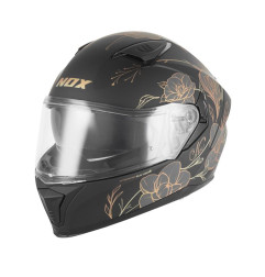 Nox Kask Integralny N402 Spring Gold Czarny mat złoty