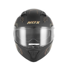 Nox Kask Integralny N402 Spring Gold Czarny mat złoty