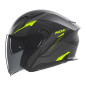 Nox Kask Otwarty Jet N130 Myst Czarny żółty