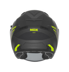 Nox Kask Otwarty Jet N130 Myst Czarny żółty