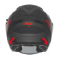 Nox Kask Otwarty Jet N130 Myst Czarny Czerwony