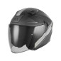 Nox Kask Otwarty Jet N130 Ekto Czarny Srebrny