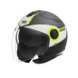 Nox Kask Otwarty Jet N182 Round Czarny żółty