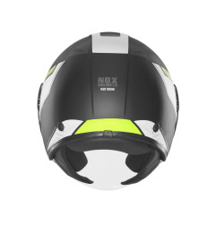 Nox Kask Otwarty Jet N182 Round Czarny żółty