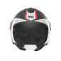 Nox Kask Otwarty Jet N182 Round Czarny czerwony