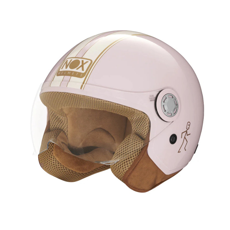 Nox Kask Otwarty Jet N210 Evo Różowy