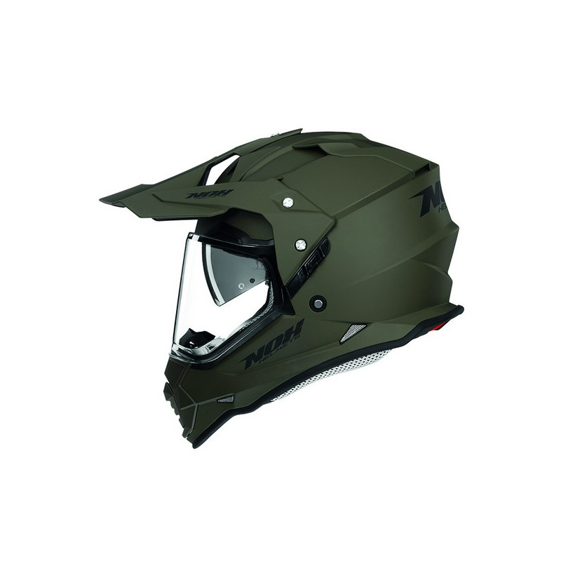 Nox Kask Dual off road N312 Zielony Khaki
