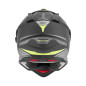 Nox Kask Dual off road N312 Czarny mat żółty fluo