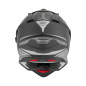 Nox Kask Dual off road N312 Czarny mat Srebrny