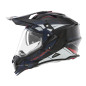 Nox Kask Dual off road N312 Czerwony Niebieski
