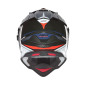Nox Kask Dual off road N312 Czerwony Niebieski
