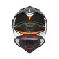 Nox Kask Dual off road N312 Zielony (khaki) Pomarańczowy