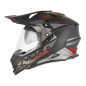Nox Kask Dual off road N312 Czarny mat Czerwony