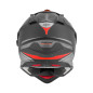Nox Kask Dual off road N312 Czarny mat Czerwony