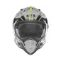 Nox Kask Dual off road N312 Szary żółty fluo