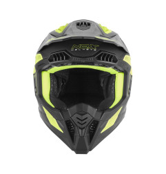 Nox Kask Cross Off road N634 Storm Czarny Żółty