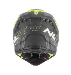 Nox Kask Cross Off road N634 Storm Czarny Żółty