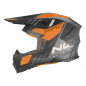Nox Kask Cross Off road N634 Storm Czarny Pomarańczowy