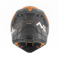 Nox Kask Cross Off road N634 Storm Czarny Pomarańczowy