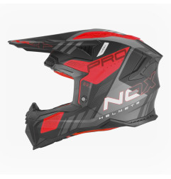 Nox Kask Cross Off road N634 Storm Czarny Czerwony