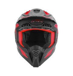 Nox Kask Cross Off road N634 Storm Czarny Czerwony