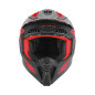 Nox Kask Cross Off road N634 Storm Czarny Czerwony
