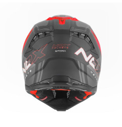 Nox Kask Cross Off road N634 Storm Czarny Czerwony