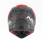 Nox Kask Cross Off road N634 Storm Czarny Czerwony