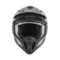 Nox Kask Cross Off road N634 Storm Czarny Srebrny