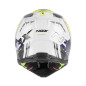 Nox Kask Cross Off road N634 Storm Biały Niebieski Żółty