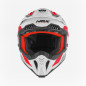 Nox Kask Cross Off road N634 Storm Biały Czerwony