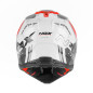 Nox Kask Cross Off road N634 Storm Biały Czerwony
