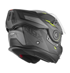 Nox Premium Kask Szczękowy Flip-Up Spinner Ark Czarny Mat Żółty