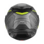 Nox Premium Kask Szczękowy Flip-Up Spinner Ark Czarny Mat Żółty