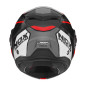 Nox Premium Kask Szczękowy Flip-Up Spinner Ark Czarny Biały Czerwony