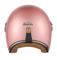 Nox Kask Premium Otwarty Jet Heritage Różowy Złoty